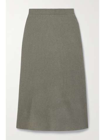 EQUIPMENT Jupe midi en laine Daveney