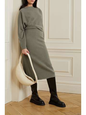EQUIPMENT Jupe midi en laine Daveney