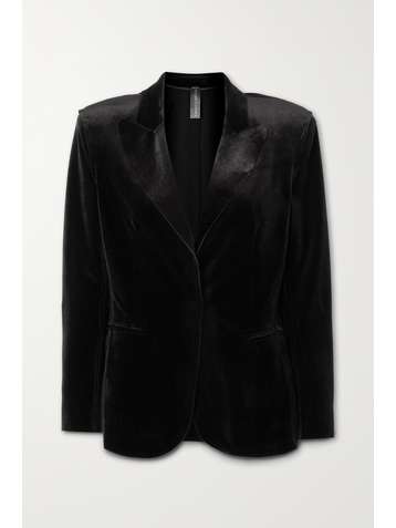 NORMA KAMALI Blazer en velours stretch