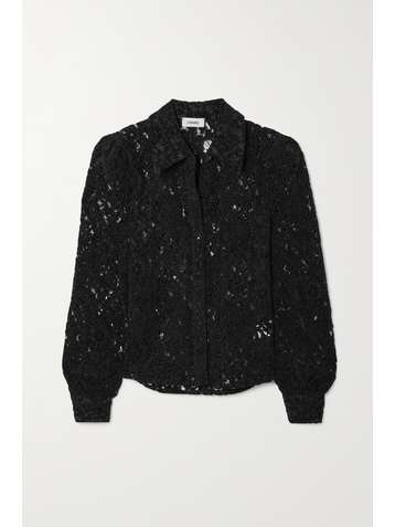 L'AGENCE Jenica corded lace blouse