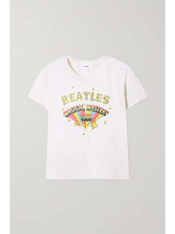 RE/DONE Classic printed cotton-jersey T-shirt