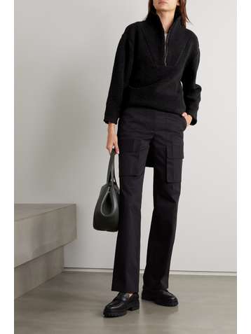 BASSIKE Wool-blend fleece sweater