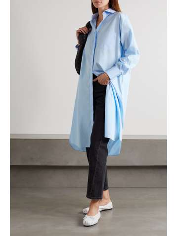 BOUGUESSA Shamsa cotton-poplin shirt