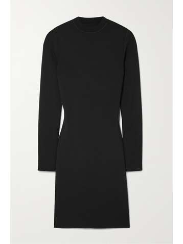 ALICE + OLIVIA Estelle reversible cutout stretch-knit mini dress