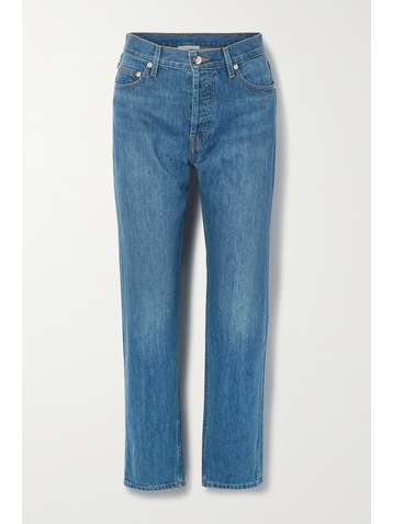 HELMUT LANG High-rise straight-leg jeans