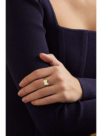 LAURA LOMBARDI + NET SUSTAIN Noemi gold-tone ring