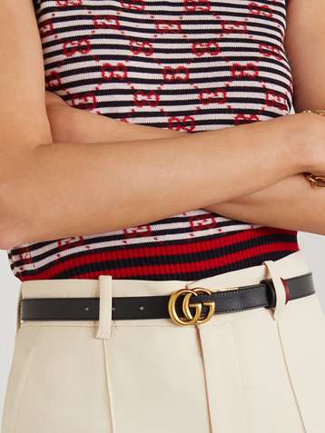 GUCCI Reversible leather belt