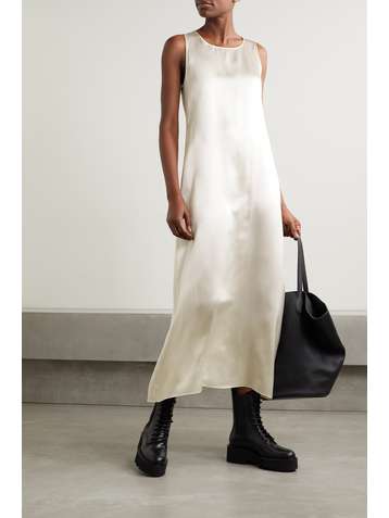 SABLYN Kai silk-satin midi dress