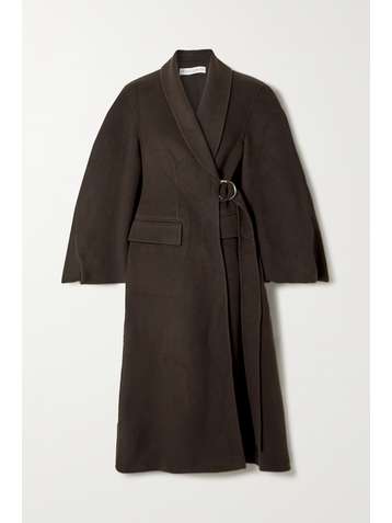 JW ANDERSON Belted wool-felt coat