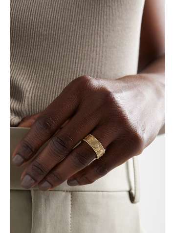 MARLO LAZ Agape 14-karat gold diamond ring