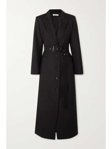 CO Manteau en serge à ceinture