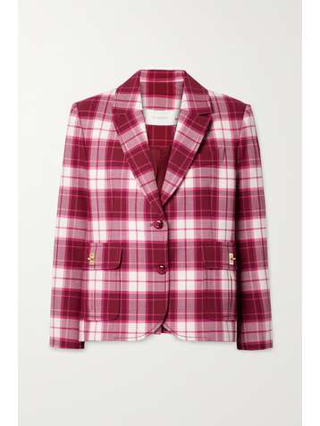 ZIMMERMANN Blazer tissé recyclé à carreaux Concert