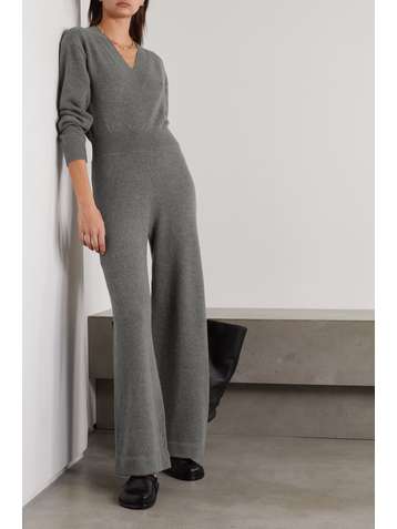 THEORY Wool and cashmere-blend jumpsuit
