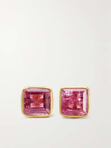PIPPA SMALL Boucles d'oreilles en or 18 carats (750/1000) et tourmalines