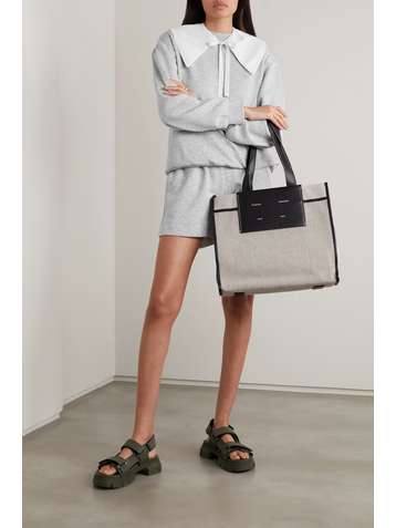 SLEEPER Diana Athpleasure cotton-blend jersey sweatshirt and shorts set