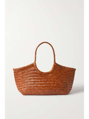 DRAGON DIFFUSION Nantucket large woven leather tote