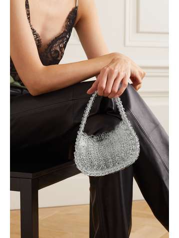 PACO RABANNE 1969 mini embellished chainmail tote