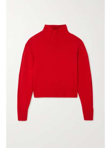 &DAUGHTER + NET SUSTAIN Fintra Pullover aus Wolle mit Stehkragen