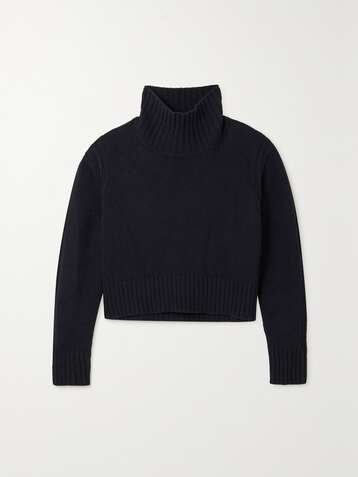&DAUGHTER + NET SUSTAIN Fintra Pullover aus Wolle mit Stehkragen