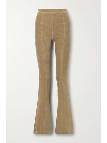 SPRWMN Stretch-cotton and TENCEL-blend corduroy flared pants