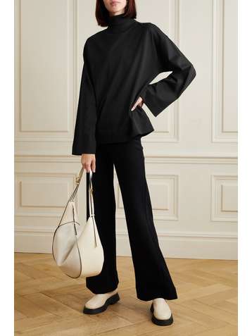 NINETY PERCENT Organic cotton turtleneck top