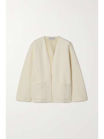 NINETY PERCENT + NET SUSTAIN organic cotton-fleece jacket