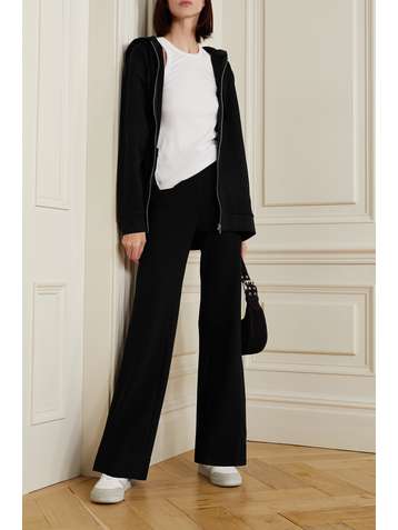 NINETY PERCENT Organic stretch-cotton flared pants