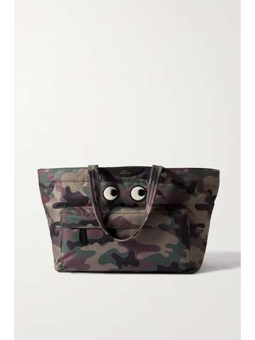 ANYA HINDMARCH Camouflage-print recycled shell tote
