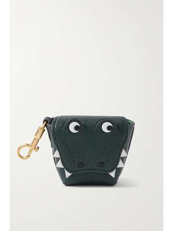 ANYA HINDMARCH Crocodile textured-leather AirPods case