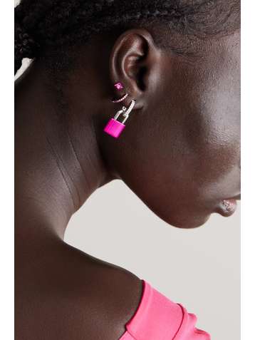 EÉRA Boucle d'oreille unique en or blanc et diamant Mini