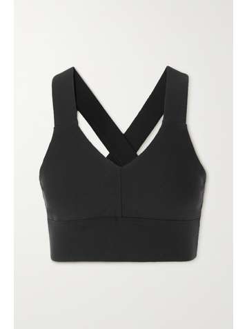 ALO YOGA Emulate ribbed stretch sports bra