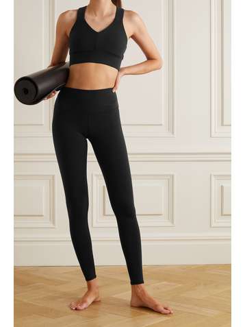 ALO YOGA Emulate ribbed stretch sports bra