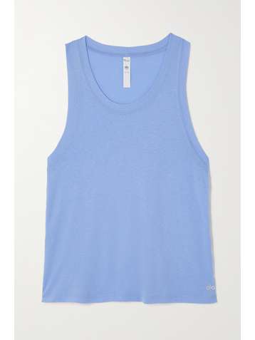 ALO YOGA Model jersey tank