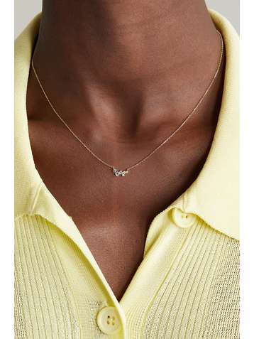 STONE AND STRAND Gold multi-stone necklace