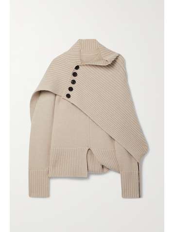 PETER DO Asymmetric wool sweater