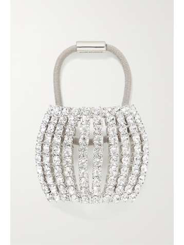 JENNIFER BEHR Élastique argenté en cristaux Swarovski Chiara