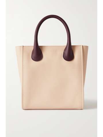 CHLOÉ Joyce small two-tone leather tote