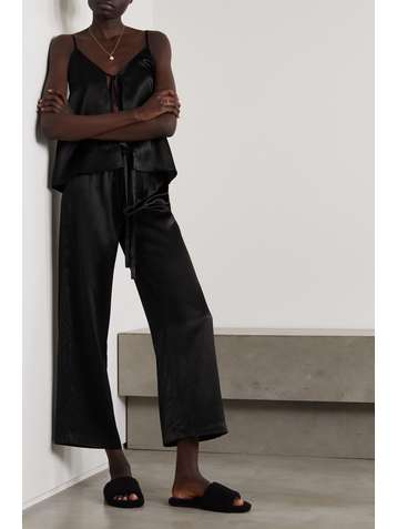 MAISON ESSENTIELE Jasmine Pyjama-Hose aus Seidensatin