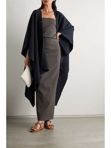 CORTANA + NET SUSTAIN Poncho Überwurf aus Wolle