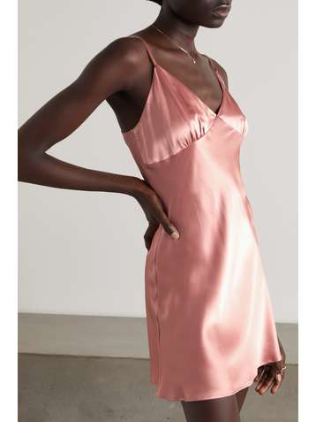 MAISON ESSENTIELE Valerie Nachthemd aus Seidensatin