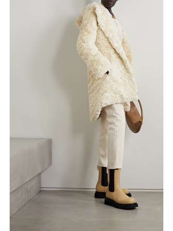 FAZ NOT FUR Deer Chilla hooded faux fur coat