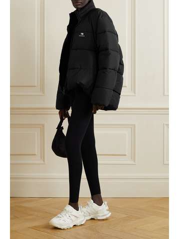 BALENCIAGA Oversized-Jacke aus gestepptem Shell