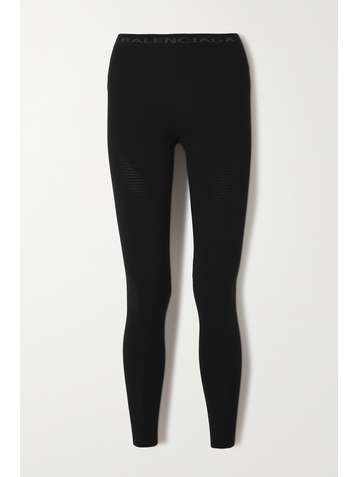 BALENCIAGA Intarsia Leggings aus Stretch-Jersey aus einer Modalmischung