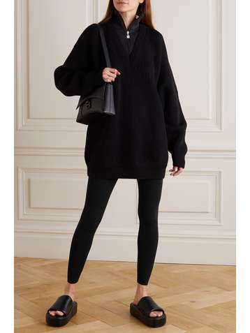 BALENCIAGA Intarsia Leggings aus Stretch-Jersey aus einer Modalmischung