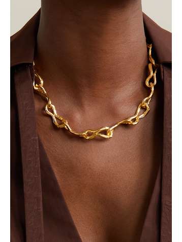 ALIGHIERI The Unwinding Constellation gold-plated choker
