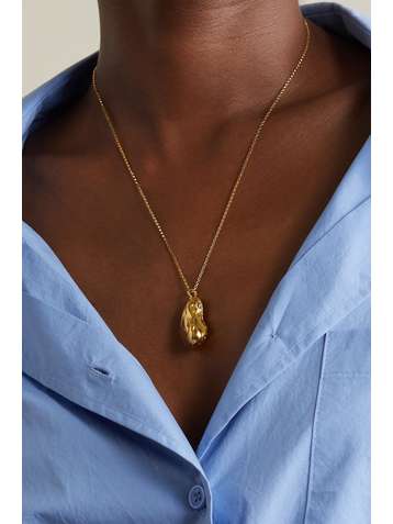 ALIGHIERI The Milkyway Untold gold-plated necklace