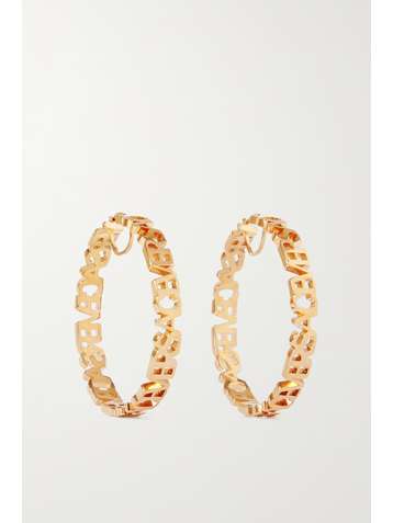 VERSACE Goldfarbene Creolen