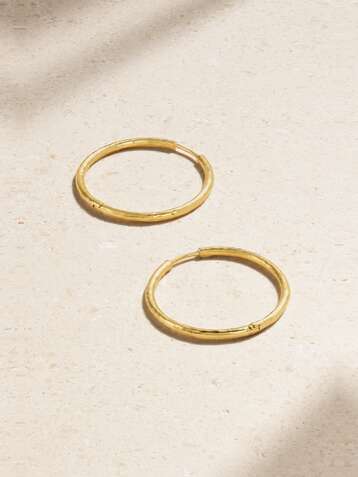 OCTAVIA ELIZABETH + NET SUSTAIN Jumbo Gabby 18-karat recycled gold hoop earrings