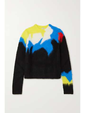 LOEWE Gestrickter Pullover mit Intarsienmuster