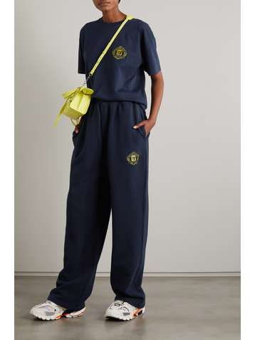 BALENCIAGA Quest Jogginghose aus Baumwoll-Jersey mit Applikation